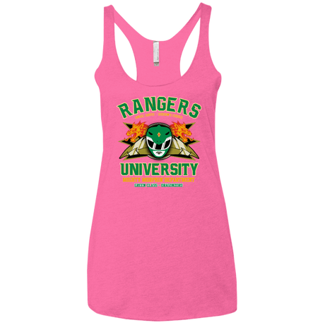 T-Shirts Vintage Pink / X-Small Rangers U Green Ranger Women's Triblend Racerback Tank