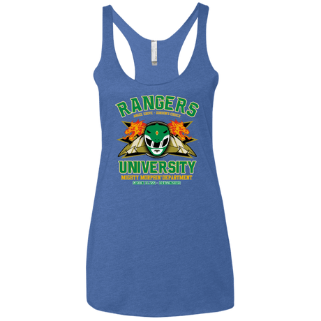 T-Shirts Vintage Royal / X-Small Rangers U Green Ranger Women's Triblend Racerback Tank