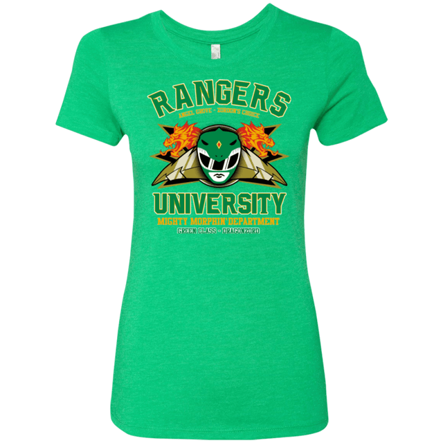 T-Shirts Envy / Small Rangers U Green Ranger Women's Triblend T-Shirt