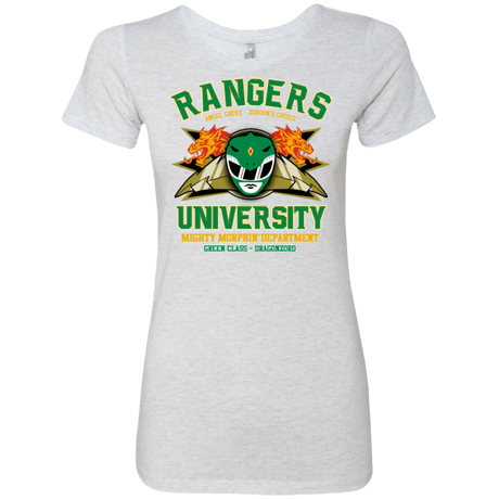 T-Shirts Heather White / Small Rangers U Green Ranger Women's Triblend T-Shirt