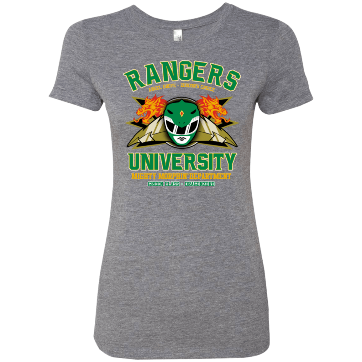 T-Shirts Premium Heather / Small Rangers U Green Ranger Women's Triblend T-Shirt