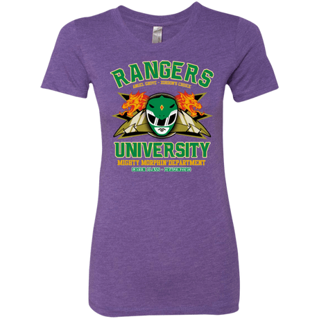 T-Shirts Purple Rush / Small Rangers U Green Ranger Women's Triblend T-Shirt