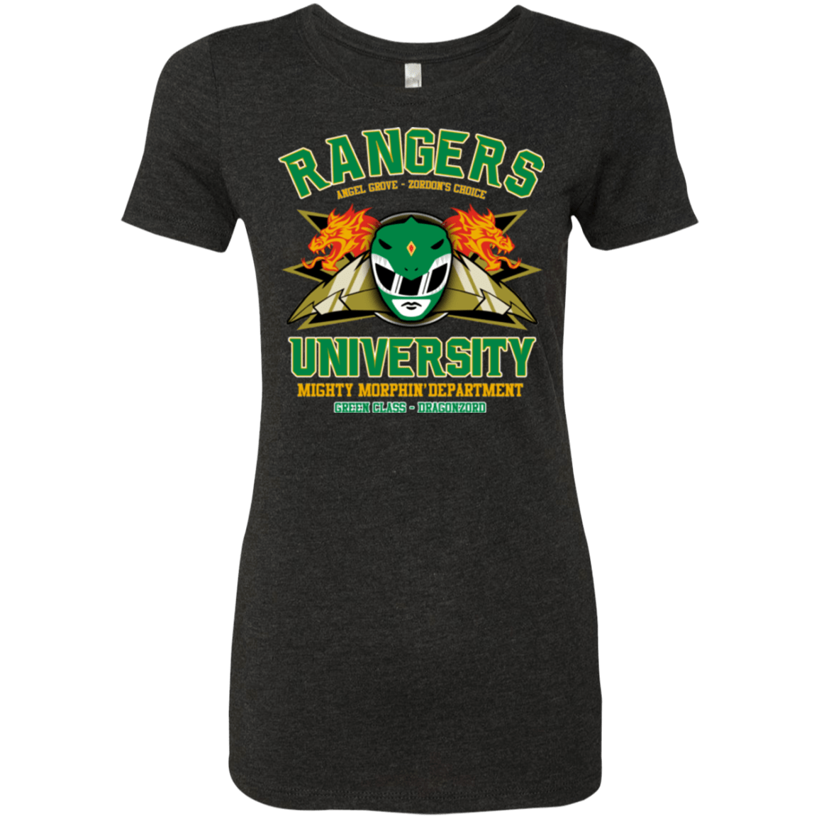 T-Shirts Vintage Black / Small Rangers U Green Ranger Women's Triblend T-Shirt