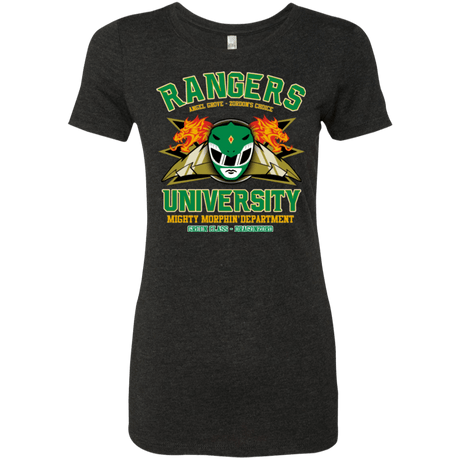 T-Shirts Vintage Black / Small Rangers U Green Ranger Women's Triblend T-Shirt