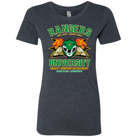 T-Shirts Vintage Navy / Small Rangers U Green Ranger Women's Triblend T-Shirt