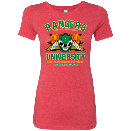 T-Shirts Vintage Red / Small Rangers U Green Ranger Women's Triblend T-Shirt