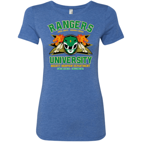 T-Shirts Vintage Royal / Small Rangers U Green Ranger Women's Triblend T-Shirt