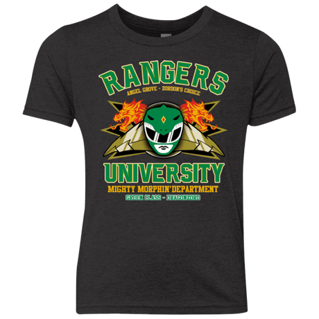 T-Shirts Vintage Black / YXS Rangers U Green Ranger Youth Triblend T-Shirt