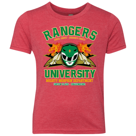T-Shirts Vintage Red / YXS Rangers U Green Ranger Youth Triblend T-Shirt