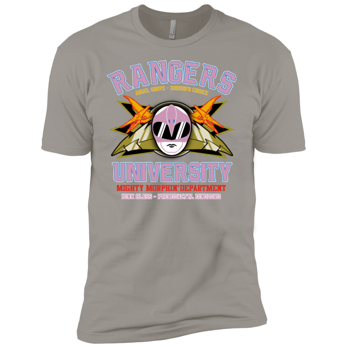 T-Shirts Light Grey / YXS Rangers U Pink Ranger Boys Premium T-Shirt