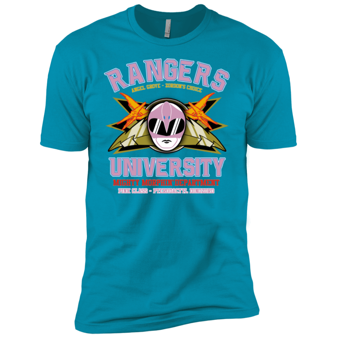 T-Shirts Turquoise / YXS Rangers U Pink Ranger Boys Premium T-Shirt