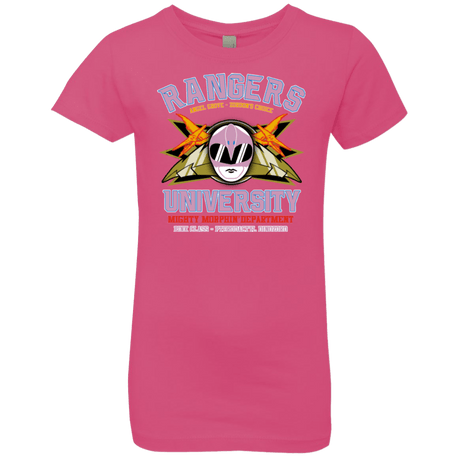 T-Shirts Hot Pink / YXS Rangers U Pink Ranger Girls Premium T-Shirt
