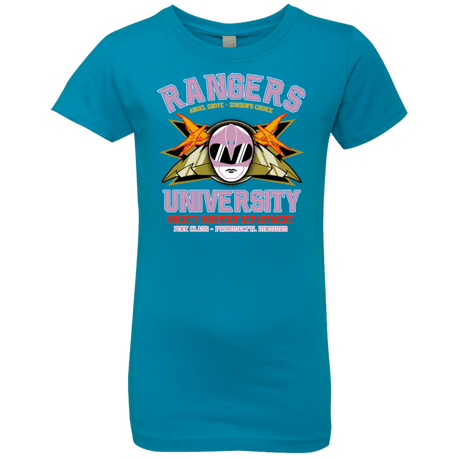 T-Shirts Turquoise / YXS Rangers U Pink Ranger Girls Premium T-Shirt
