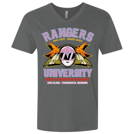 T-Shirts Heavy Metal / X-Small Rangers U Pink Ranger Men's Premium V-Neck