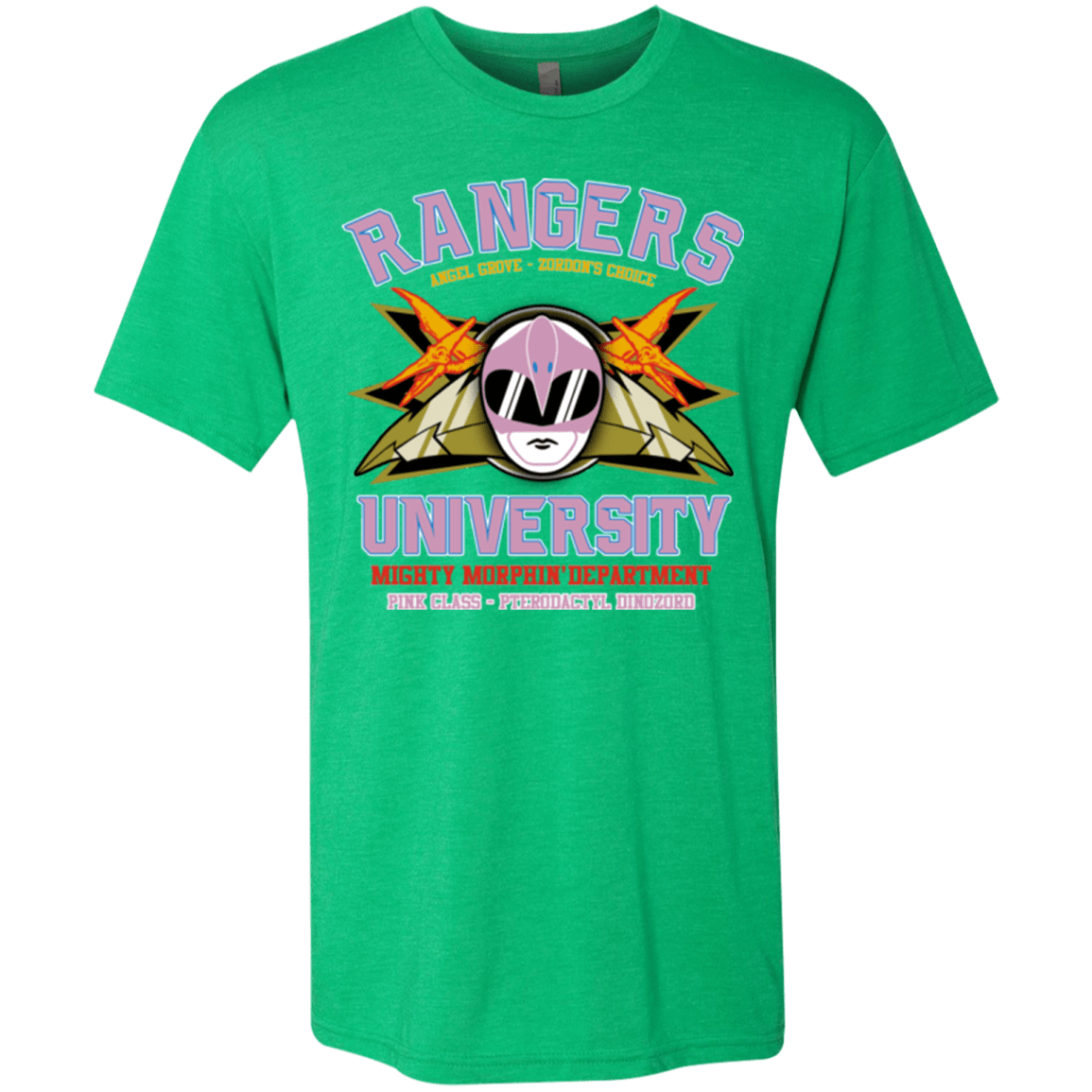 T-Shirts Envy / Small Rangers U Pink Ranger Men's Triblend T-Shirt