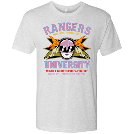 T-Shirts Heather White / Small Rangers U Pink Ranger Men's Triblend T-Shirt