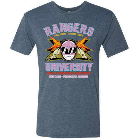 T-Shirts Indigo / Small Rangers U Pink Ranger Men's Triblend T-Shirt