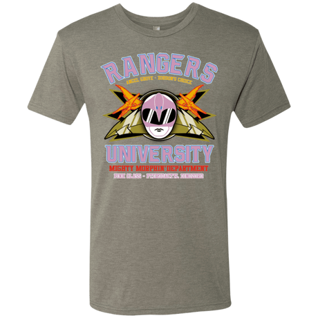 T-Shirts Venetian Grey / Small Rangers U Pink Ranger Men's Triblend T-Shirt