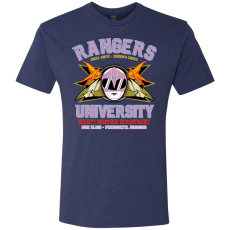 T-Shirts Vintage Navy / Small Rangers U Pink Ranger Men's Triblend T-Shirt