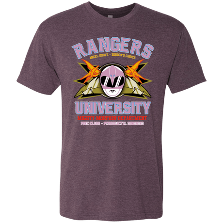 T-Shirts Vintage Purple / Small Rangers U Pink Ranger Men's Triblend T-Shirt