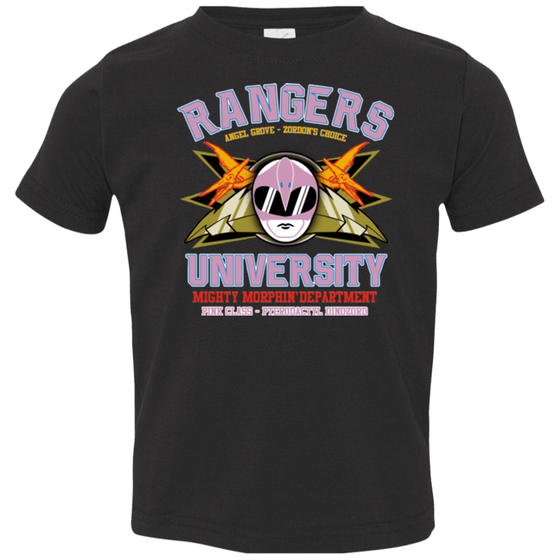 T-Shirts Black / 2T Rangers U Pink Ranger Toddler Premium T-Shirt