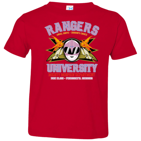 T-Shirts Red / 2T Rangers U Pink Ranger Toddler Premium T-Shirt