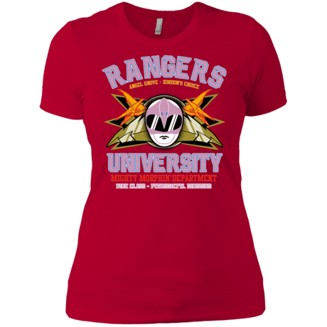 T-Shirts Red / X-Small Rangers U Pink Ranger Women's Premium T-Shirt