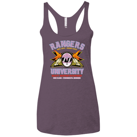 T-Shirts Vintage Purple / X-Small Rangers U Pink Ranger Women's Triblend Racerback Tank