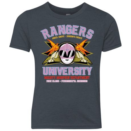 T-Shirts Vintage Navy / YXS Rangers U Pink Ranger Youth Triblend T-Shirt