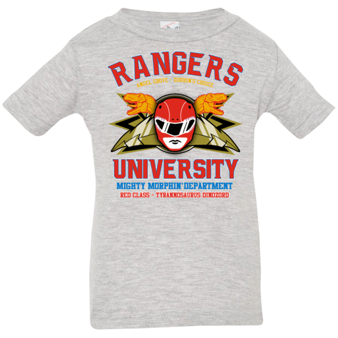 T-Shirts Heather / 6 Months Rangers U - Red Ranger Infant PremiumT-Shirt