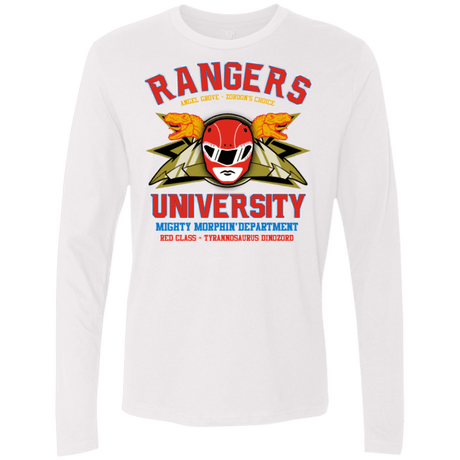 T-Shirts White / Small Rangers U - Red Ranger Men's Premium Long Sleeve