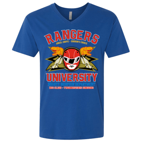 T-Shirts Royal / X-Small Rangers U - Red Ranger Men's Premium V-Neck