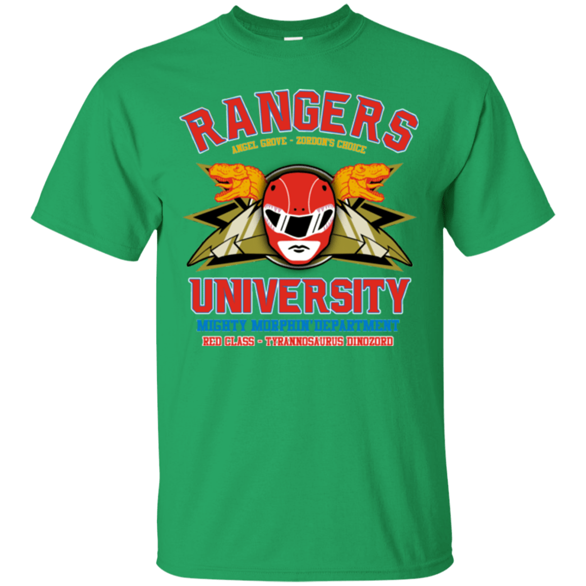 T-Shirts Irish Green / Small Rangers U - Red Ranger T-Shirt
