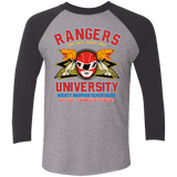 T-Shirts Premium Heather/ Vintage Black / X-Small Rangers U - Red Ranger Triblend 3/4 Sleeve
