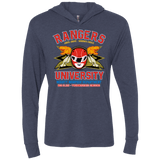Rangers U - Red Ranger Triblend Long Sleeve Hoodie Tee