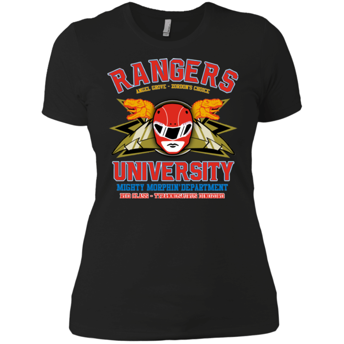 T-Shirts Black / X-Small Rangers U - Red Ranger Women's Premium T-Shirt