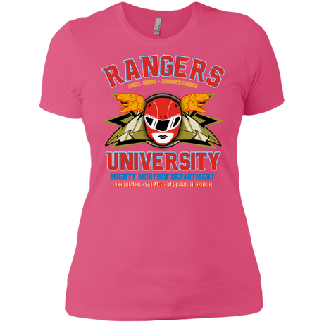 T-Shirts Hot Pink / X-Small Rangers U - Red Ranger Women's Premium T-Shirt