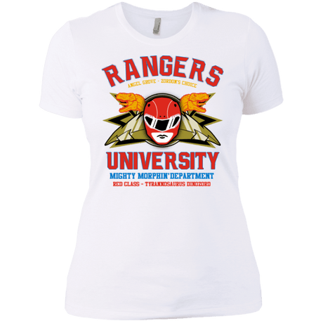 T-Shirts White / X-Small Rangers U - Red Ranger Women's Premium T-Shirt