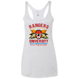 T-Shirts Heather White / X-Small Rangers U - Red Ranger Women's Triblend Racerback Tank