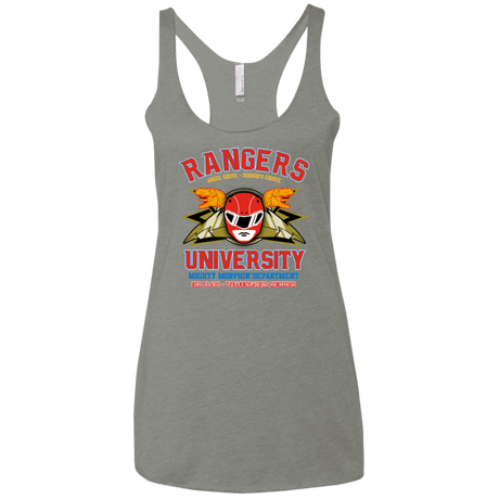 T-Shirts Venetian Grey / X-Small Rangers U - Red Ranger Women's Triblend Racerback Tank