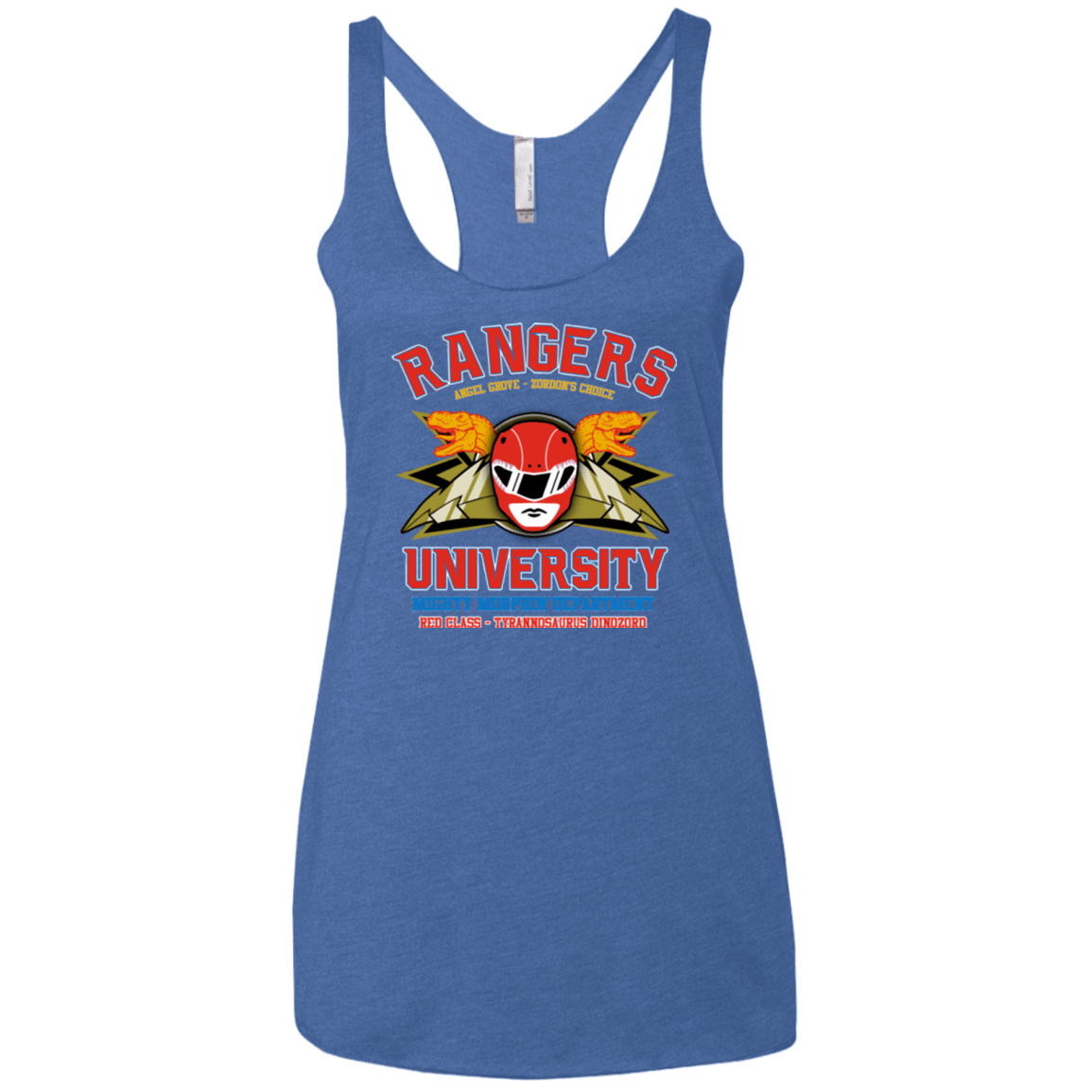 T-Shirts Vintage Royal / X-Small Rangers U - Red Ranger Women's Triblend Racerback Tank