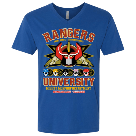 T-Shirts Royal / X-Small RANGERS U Ultimate Men's Premium V-Neck
