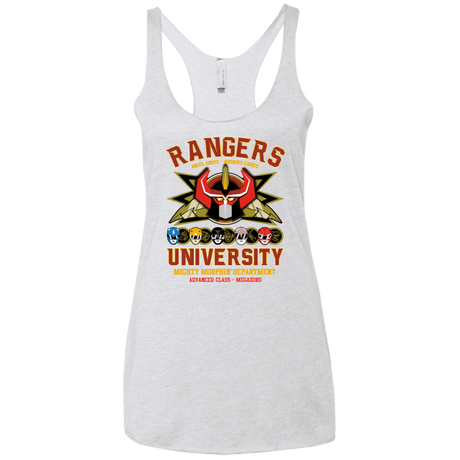 T-Shirts Heather White / X-Small RANGERS U Ultimate Women's Triblend Racerback Tank