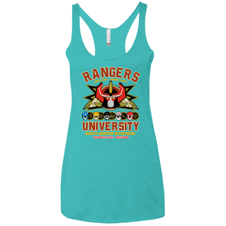 T-Shirts Tahiti Blue / X-Small RANGERS U Ultimate Women's Triblend Racerback Tank