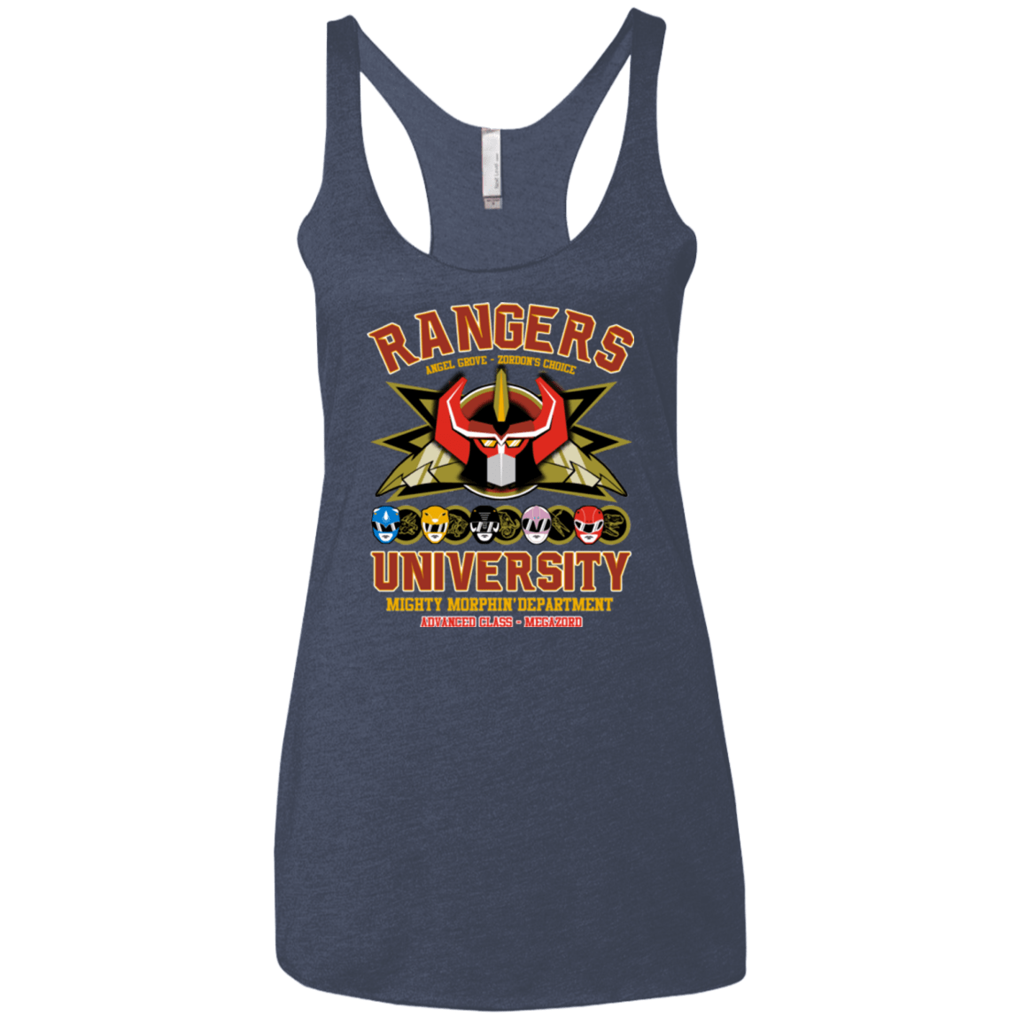 RANGERS U Ultimate Women's Triblend Racerback Tank