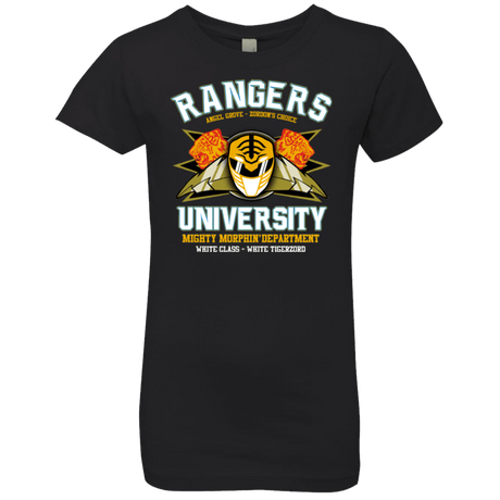 T-Shirts Black / YXS Rangers U White Ranger Girls Premium T-Shirt