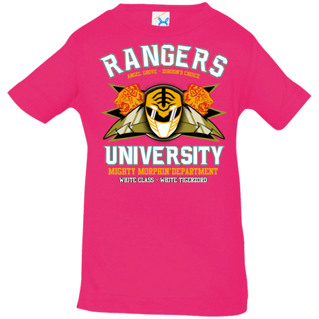 T-Shirts Hot Pink / 6 Months Rangers U White Ranger Infant PremiumT-Shirt