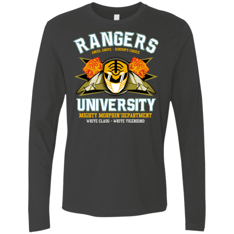 T-Shirts Heavy Metal / Small Rangers U White Ranger Men's Premium Long Sleeve