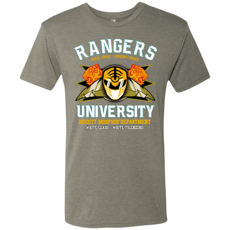 T-Shirts Venetian Grey / Small Rangers U White Ranger Men's Triblend T-Shirt