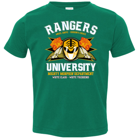 T-Shirts Kelly / 2T Rangers U White Ranger Toddler Premium T-Shirt